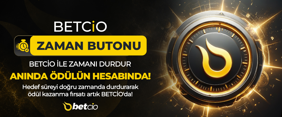 Betcio Zaman Butonu — Zamanı Durdur, Anında Ödülün Hesabında!